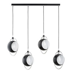 Lampa wisząca ALFA OLIMPIA CZARNA 4xE27 70cm | 63159