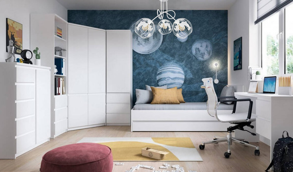 Lampa do pokoju dziecięcego kolorowa Edison Globus 3