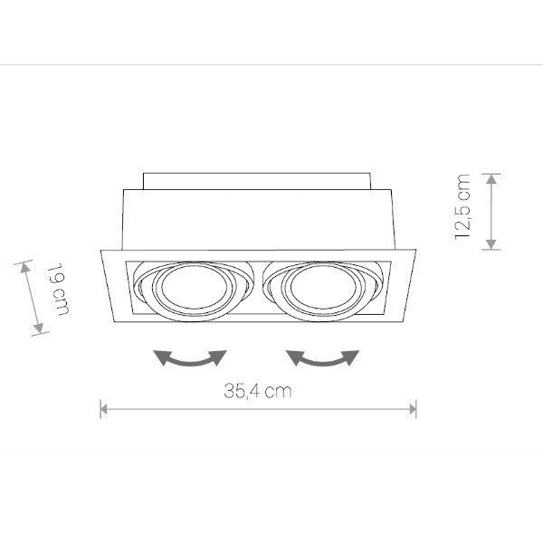 Lampa DOWNLIGHT ES111 BLACK