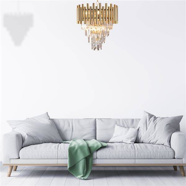 Żyrandol glamour MADISON GOLD ML5992
