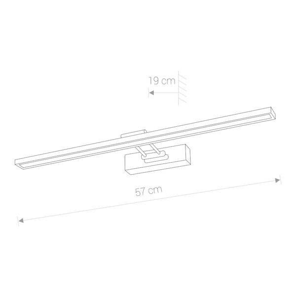 Kinkiet nad lustro GAUDI LED 57cm