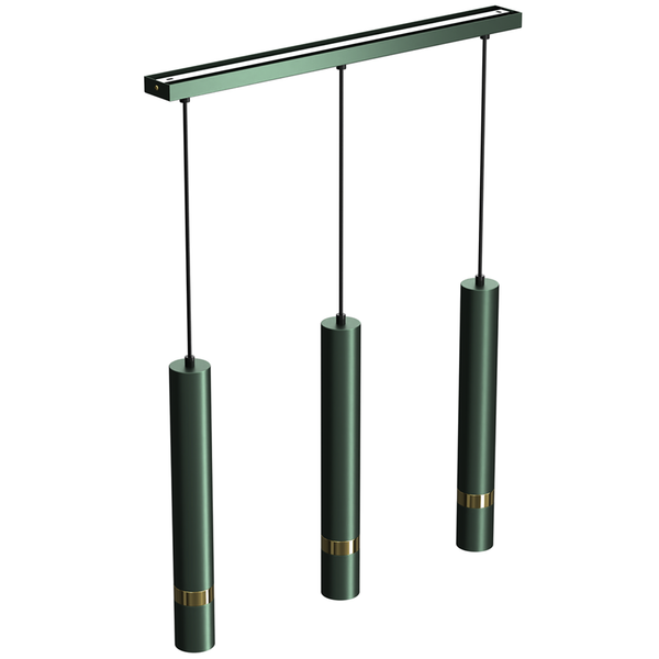 Lampa wisząca JOKER GREEN/GOLD 3xGU10