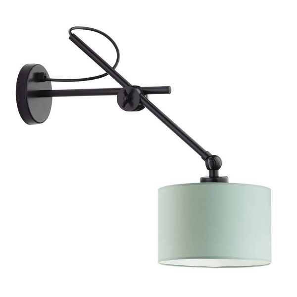  Lampa ścienna dla dziewczynki różowy abażur na przegubie Świetlisty Cylinderek