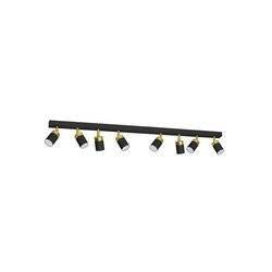 Lampa sufitowa JOKER BLACK/GOLD 8xGU10