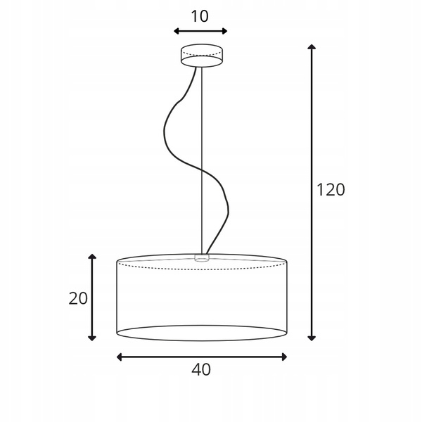 Lampa wisząca do pokoju dziecka Magiczny Cylinder fi 40 cm 3xE27 