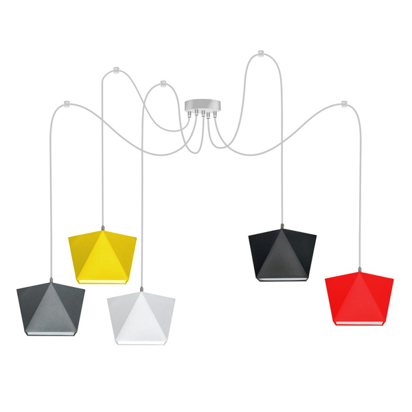 Lampa do pokoju dziecięcego typu pająk Diament 5