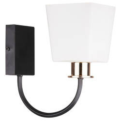 LAMPA SCIENNA KINKIET CANDELLUX SCHUBERT 21-74225 CZARNY