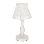 Lampa stołowa/nocna ZEFIR 41-73815 biała 1x40W E27