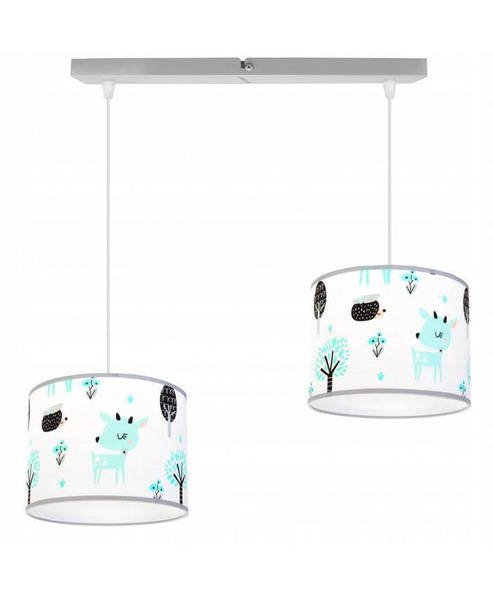 Lampa do pokoju dziecięcego z abażurem regulowana 