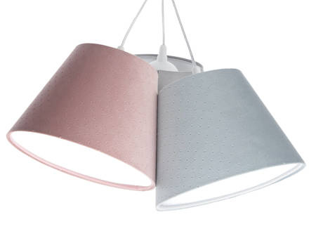 Nowoczesna lampa do pokoju dziewczynki i chłopca kolorowe stożki Jasmine