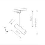 Lampa sufitowa PROFILE EYE SUPER C WHITE
