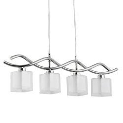 Lampa wisząca zwis ILLUSION chrom/transparentny szer. 73cm