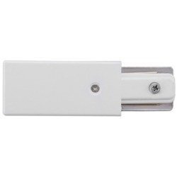 PROFILE POWER END CAP WHITE