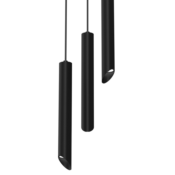 Lampa wisząca CORTE, MLP8830, czarna, 3x8W GU10