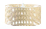 Lampa w stylu Boho Rotang z naturalnego ratanu- średnica 40 cm 