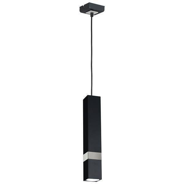 Nowoczesna lampa wisząca VIDAR BLACK/CHROME 1xGU10 MLP6287