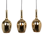 Lampa wisząca LUGANO, złota, 3x40W E14, ML8816