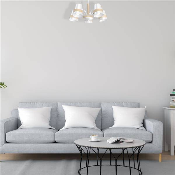 Żyrandol VENEZIA WHITE 5xE27 MLP5446