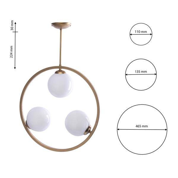 Nowoczesna lampa sufitowa VIENNA MLP5575