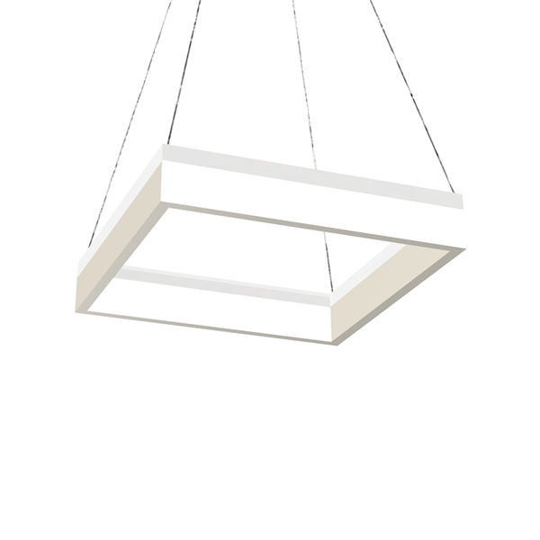 Lampa wisząca NERO WHITE 32W LED wys. 60-100cm | biała