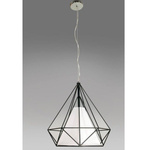 Lampa wisząca z drutu TRIANGOLO  śr.45cm