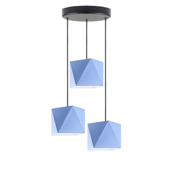 Lampa wisząca do pokoju dziecięcego niebieska Bajkowy Diamencik