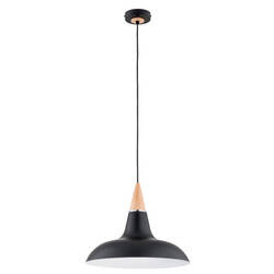 Lampa wisząca DORO BLACK R-3 E27 szer. 38,5cm | czarny