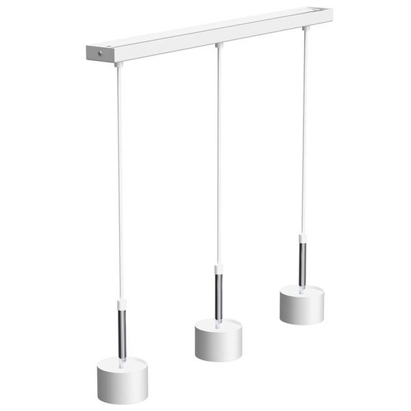 Lampa wisząca ARENA, MLP7779, biały/srebrny,  3x11W GX53