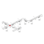 Łącznik PROFILE RECESSED x CONNECTOR biały