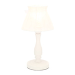 Lampa stołowa/nocna ZEFIR 41-73815 biała 1x40W E27