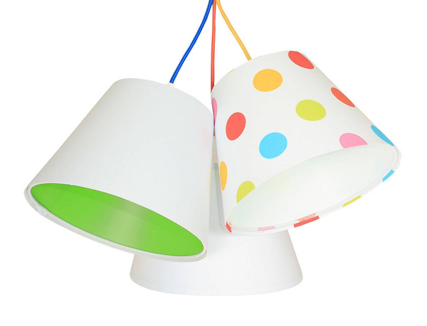 Lampa sufitowa do pokoju dziewczynki i chłopca w grochy
