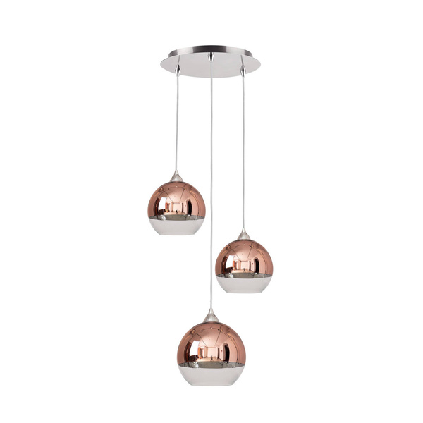 Lampa wisząca GLOBE III miedź