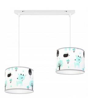 Lampa do pokoju dziecięcego z abażurem regulowana