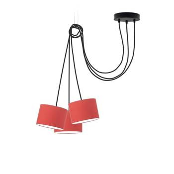 Lampa wisząca do pokoju dziecka typu pająk Tęczowy Cylinderek