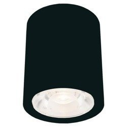 Oprawa sufitowa tuba EDESA LED M 6W czarny IP54 śr. 9cm