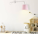 Lampa do pokoju dziecięcego niebieski abażur Oviedo