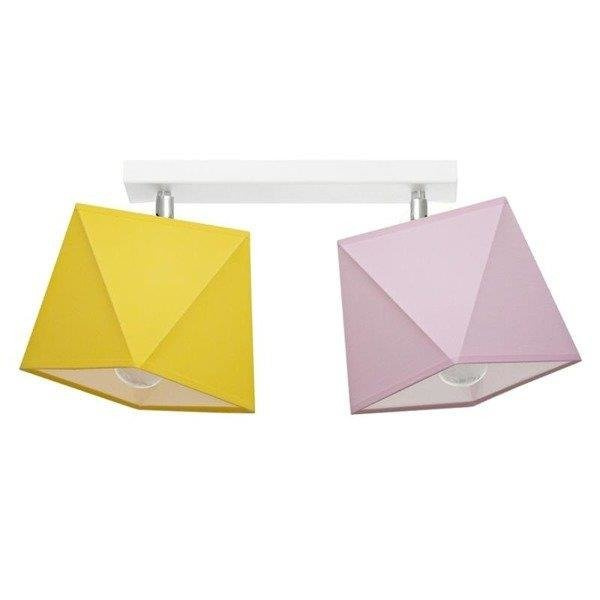 Lampa sufitowa z abażurem DIAMENCIK II szer. 50cm [abażur do wyboru]
