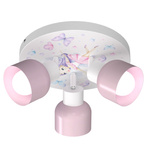 Lampa sufitowa do pokoju dziewczynki Wróżka 3xE27