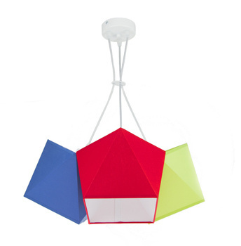 Lampa wisząca do pokoju dziecięcego Diament Splot 3xE27