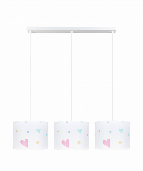 Lampa dziecięca kolorowa abażury w zwierzątka kontury