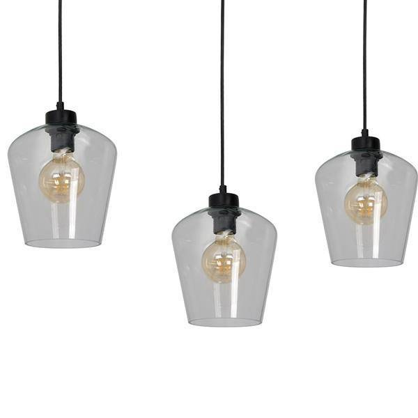 Nowoczesna lampa wisząca listwa SANTIAGO CLEAR MLP6608