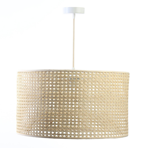 Lampa w stylu Boho Rotang z naturalnego ratanu- średnica 50 cm 