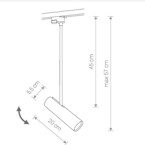 Lampa sufitowa PROFILE EYE SUPER A WHITE