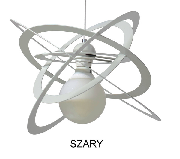 Lampa sufitowa do pokoju dziecięcego szara nowoczesna Sferis 1XE27 Led 