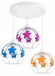 Lampa wisząca  do pokoju dziecięcego kolorowe Gwiazdki 