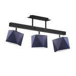 Lampa sufitowa dla chłopca niebieskie abażury Miramar