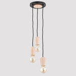 Drewniana lampa FANTUM drewno śr. 20cm