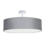 Lampa wisząca plafon VIOLET GRAY wys. 28cm | szary