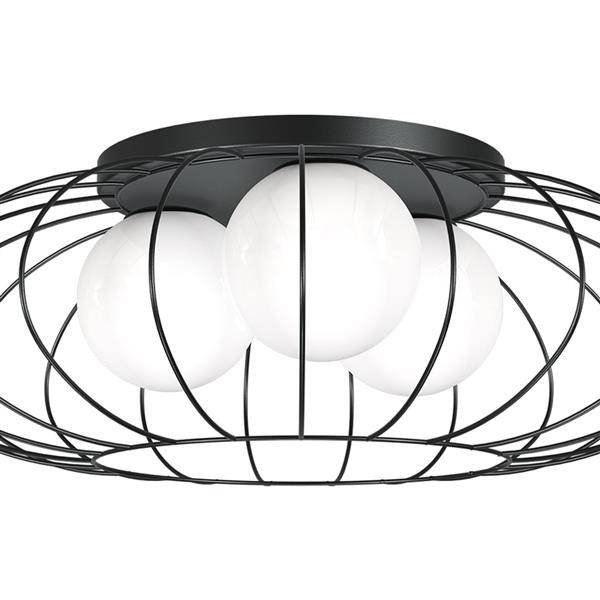 Lampa Sufitowa KRONOS BLACK 3xE27