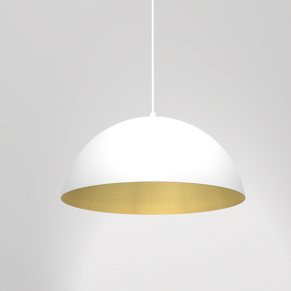 Lampa wisząca BETA, MLP7897, 35 cm, biały/złoty, 1x60W E27